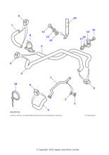 AWR2334 - Land Rover Hose-heater return coolant