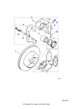 JLM21465 - Jaguar Brake caliper