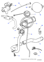 C2D1125 - Jaguar Fuel filler cap