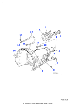 C3884430 - Jaguar Breather hose