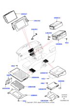 LR071395 - Land Rover Navigation Computer - Less Screen
