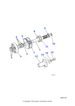 AAU9529 - Jaguar Thrust washer