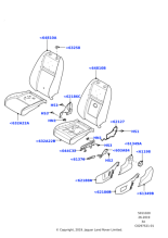 LR080780 - Land Rover Handle - Seat Adjust