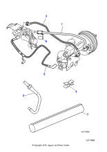 XR818546 - Jaguar Vacuum pipe