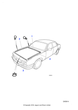 BEC19687 - Jaguar Bonnet seal
