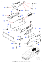 T2H36533AMT - Jaguar Trunk side carpet