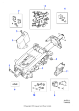 C2D54676 - Jaguar Steering column lock