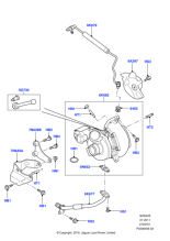 LR014428 - Land Rover Pipe - Oil Feed