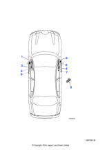 XR843779 - Jaguar Door harness