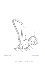 WAM3885L - Land Rover Bolt-timing belt tensioner pedestal