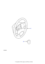 QTB000220RBC - Land Rover Wheel assembly-steering airbag