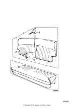 BAC9052 - Jaguar Seat cushion