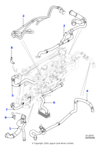 T2H28579 - Jaguar Outlet hose