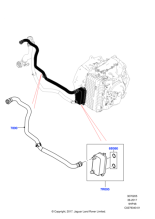 LR134949 - Land Rover Hose - Oil Cooler