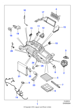 T4N14638 - Jaguar Evaporator and blower