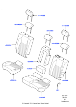 LR137553 - Land Rover Bolster - Rear Seat Back