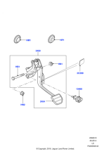 LR043359 - Land Rover Pedal And Bracket