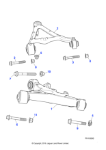 C2P25881 - Jaguar Wishbone arm