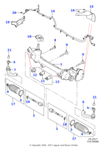 T2R54118 - Jaguar Steering rack and pinion