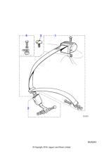 HNA2100AA - Jaguar Child restraint tether bracket kit