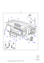 STC3207 - Land Rover Panel side -hard top