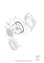 FTC4630 - Land Rover Cover-clutch assembly