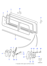 MUC7912 - Land Rover Bracket windscreen