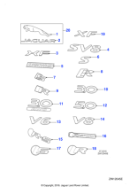 C2P25948 - Jaguar Badge