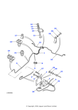 AFU1217 - Land Rover Clip-brake pipe treble