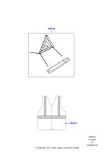 LR117397 - Land Rover Warning Vest