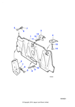 BCC6831 - Jaguar Fuel tank clamp
