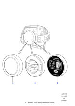 STC7983AA - Land Rover Cover assembly-spare wheel