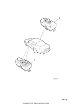 LJA6332AG - Jaguar Driver's door switchpack