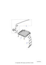 STC50134 - Land Rover Ladder-roof rack access