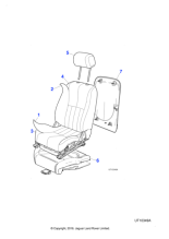 XR856541LHJ - Jaguar Headrest