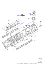 LDR104262 - Land Rover Cover assembly-camshaft carrier
