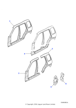 ASR2426 - Land Rover Panel-bodyside
