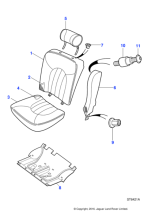 AGU2436 - Jaguar Plastic push nut