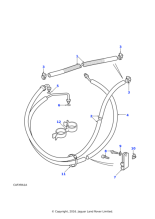 ANR3133 - Land Rover Hose-power assisted steering reservoir to pump