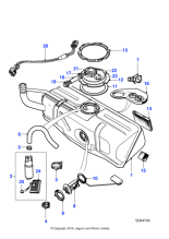 DBC12042 - Jaguar Fuel tank sender unit
