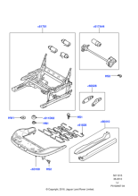 HFB000313 - Land Rover Adjuster And Track - Seat