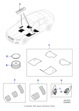 Luxury Carpet Mats - Oyster, RHD