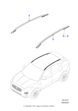 J9C2542 - Jaguar Roof rail