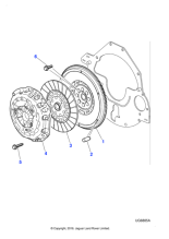 XR828196 - Jaguar Flywheel