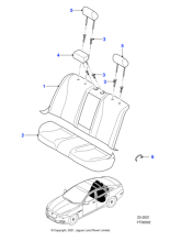 C2C40392APH - Jaguar Headrest