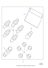 ANR5436 - Land Rover Lever-tool kit nut cover removal