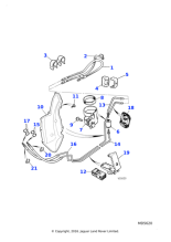 KDP215150 - Jaguar Pipe clip