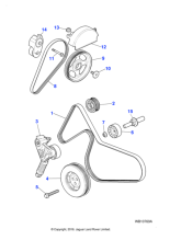C2S27002 - Jaguar Drive belt tensioner