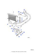 WL600041J - Jaguar Compressor mounting bracket