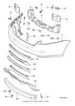 JLM21880XXX - Jaguar Bumper cover